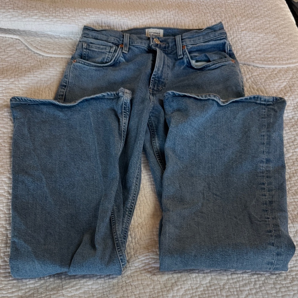 Citizens Of Humanity Light Blue Straight Leg Jeans